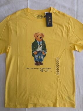 Polo by Ralph Lauren Yellow Polo Bear Graphic Tee